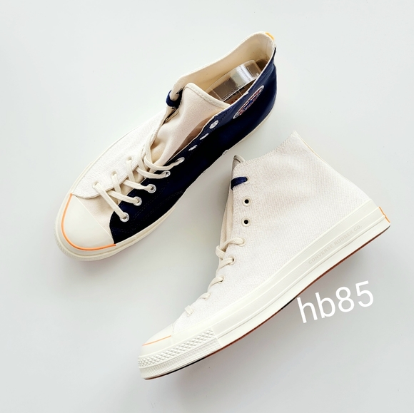 Converse x Foot Patrol Chuck 70 Hi Natural Ivory Men's 10.5 Women's 12.5 - Picture 2 of 6